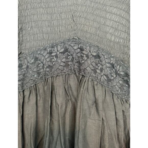 NWT Dolls Kill x House of Widow Lace Tiered Maxi Dress - Picture 7 of 12